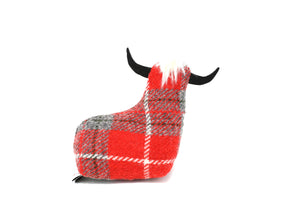 Harris Tweed Mini Highland Cow